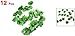 uxcell 12 Pcs Home Decorative Green Artificial Grape Vine 7.5 Ft