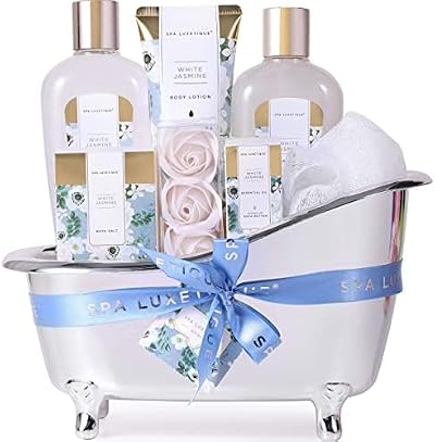 Spa Luxetique Jasmine Spa Gift Set 8pcs Shower Bath Body Lotion Gift