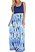Chase Secret Womens Sleeveless Empire Floral Print Party Maxi Long Dress Small Blue