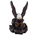 American Bald Eagle Bookend Set Sculptures in Office and Patriotic Home Decor, Bird Statues and Figurines by Home-n-Gifts