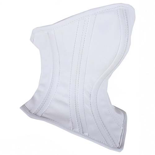 Adavidsource SM Cosplay Dog Slave Collar Restraint Flirting Training Leather Bondage Collars White