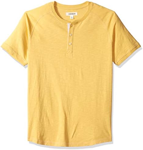 Amazon Brand – Goodthreads Men’s Short-Sleeve Lightweight Slub Henley