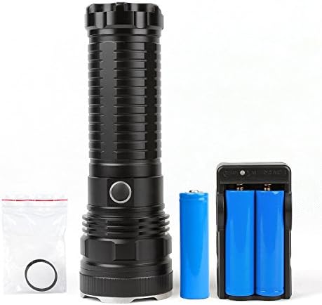 GiareBeam LED Tactical Flashlight 3800 Lumen XML-T6 Portable Outdoor Water Resistant Torch 5 Light Modes