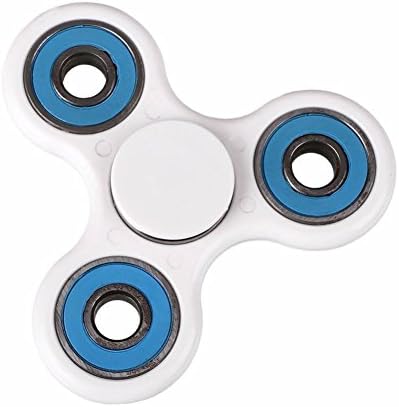 Tri-Spinner Fidget Toy Hand Spinner Premium Hybrid Stainless Steel Ball / Ceramic Bearing Perfect High Speed 1-2 Min Spins For Kids &amp; Adults Hand Killing Time Stress Reducer, ADD, ADHD And EDC Focus