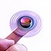 Mbaoluo Spinner Fidget EDC ADHD Focus Toy Ultra Durable High Speed 1-5 Min Spins Precision Kirsite (Rainbow -B)