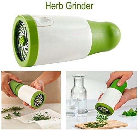Kitchen Accessories Manual Vegetable Cutter Multifunction Herb Grinder Shredder Chopper Fruit Vegetable Cutter Cooking Tool White+Green