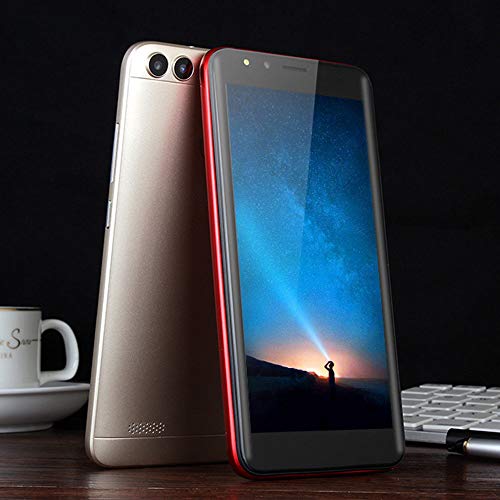 5.5'' Inch - Unlocked Ultrathin Android 6.0 Octa-Core 512MB+4GB GSM 3G WiFi Dual Smartphone Cellphone (Red)