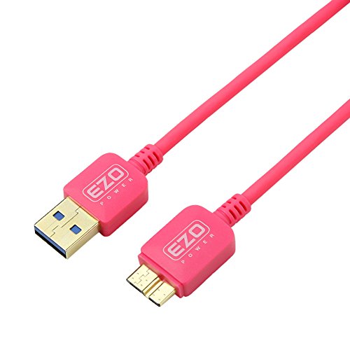 image for Micro-USB 3.0 Cable, EZOPower USB 3.0 Cable/Cord for Seagate Goflex Ex
