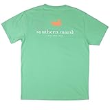 Southern Marsh Authentic Tee In Bimini Green by