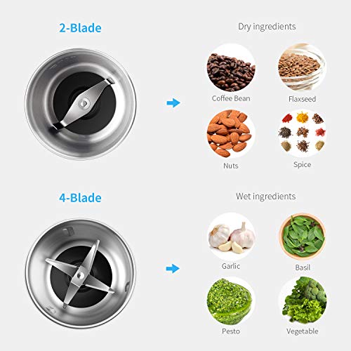 SHARDOR Coffee Grinder Electric, Spice Grinder Electric, Herb Grinder