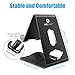 WixGear Phone Stand, Premium Phone Holder for iPhones, Android Smartphones & Mini Tablets –Sturdy Metal Phone Stand for Desk with Smart Cord Holder System