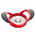 16-Blade Apple Slicer Corer Cutter Wedger Divider by Alpha & Sigma - [Includes Free eBook] - Ultra Sharp Stainless Steel Blades & Ergonomic Rubber Grip Handle