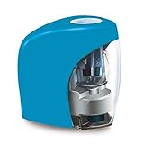 SanSiDo Electric Pencil Sharpener, Small and Portable Pencil Sharpener for NO.2 Pencils and Colored Pencils, Auto Feature and Durable for Classroom, Home and Office, USB Cable (Blue)