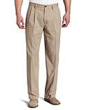 Dockers Men's Big & Tall Easy Khaki Comfort Waist Classic Fit Pleated Pant,New British Khaki,50x29