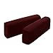 Hanhao Armrest Cover Ultra Thick and Soft Spandex Stretch Pixel Arm Cover for Recliners Sofas Chairs Loveseats Elastic Anti Slip Furniture Armrest Protector for Couch Set of 2 (Burgundy)