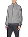 adidas Men's Essentials 3-Stripe Tricot Track Jacket, Dark Grey/Black, XX-Large