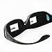 Genmine Horizontal Lazy Glasses High Definition Glasses Prism Periscope Lie Down Eyeglasses for Reading and Watch TV in Bed Unisex