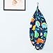 BROLEX 27'' Stuffed Animals Bean Bag Chair Cover-100% Cotton Canvas Kids Toy Storage Zipper Bags Comfy Pouf for Unisex Boys Girls Toddlar, Dinosaur Print
