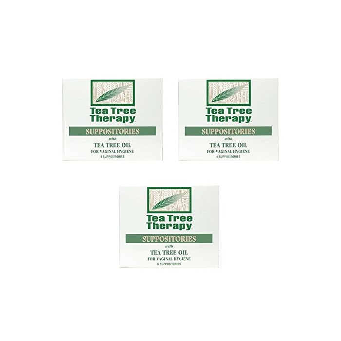 Tea Tree Suppository Tea Tree Therapy (3-Pack of 6)