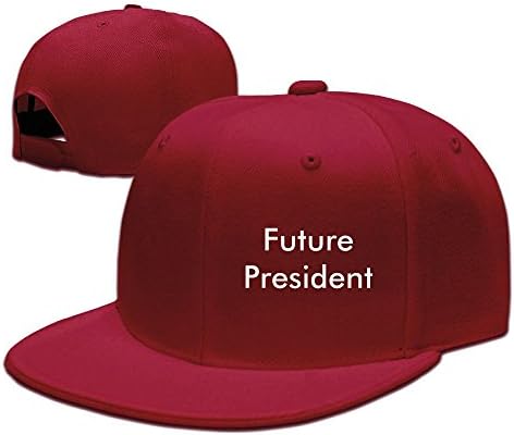 CaCaJessica Men Future President Casual Style Hip-Hop Red Hats Adjustable Snapback