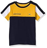 Lacoste Boy Sport Short Sleeve Color Block Tennis Tee Shirt