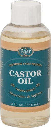 Baar Cold-Pressed, Cold-Processed, Hexane Free Castor Oil, 4 Ounces
