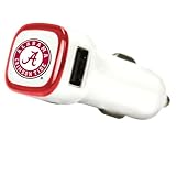 NCAA Alabama Crimson Tide Car Charger, White