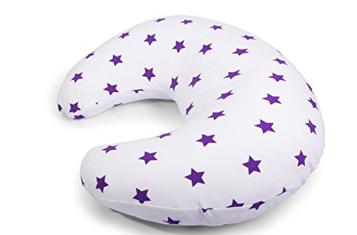 Navy Star Print Cotton Cover For The Widgey Nursing Pillow Buy