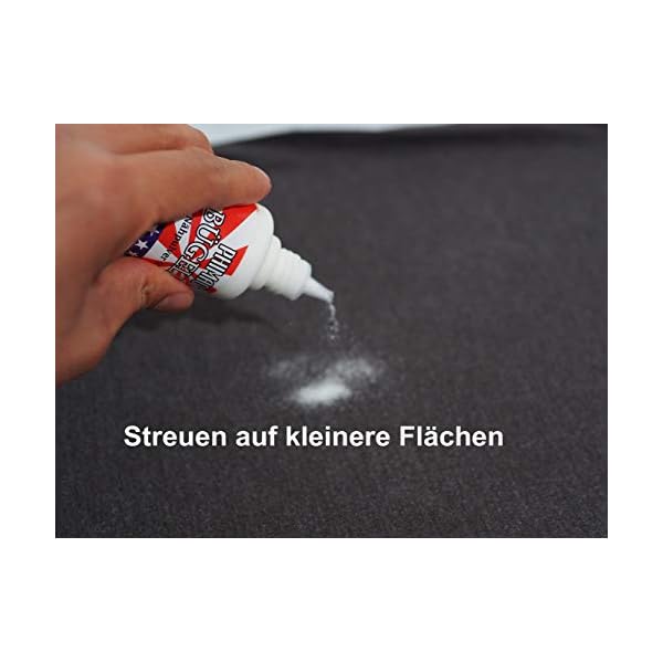 PHIMAGO Bügelfix ® 1 x 50ml Nähpulver BZW. Textilkleber Pulver inkl. Präzisionsstreuer - Flickpulver (nach dem Bügeln… – Bild 5