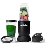 nutribullet Pro Personal Blender, Shakes, Smoothies, Food Prep, and Frozen Blending, 32 Ounce Cup, 24 Ounce Cup, Flip-top Travel Lid, 900 Watt, Matte Black, NB9-0901AK
