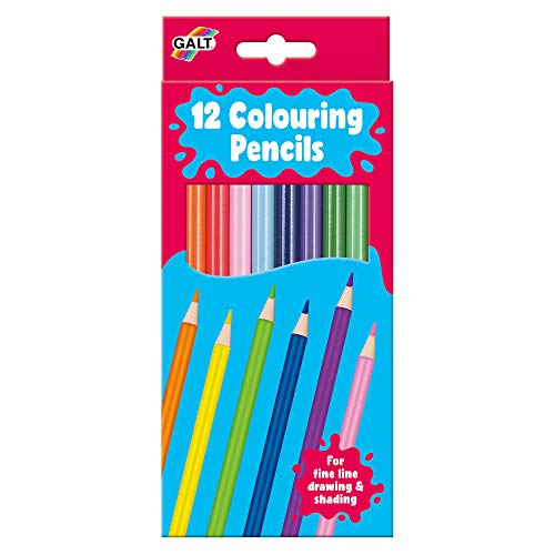 Galt Toys, 12 Colouring Pencils, Kids Colouring Pencils, Ages 4 Years Plus