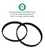 Crucial Vacuum Replacement Vacuum Belts Compatible with Dyson Part # 911710-01 & Models DC17, DC-17, 8MM,8 MM, DC17 Animal Powerful Long Lasting Vac Belts (2 Pack)