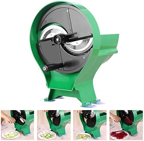 Mandoline Vegetable Slicer, Adjustable Manual Cut Vegetables, Large Slice Double Slice Thickness Ideal for Apples, Vegetables, Dried Meat