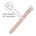 AKOPUGA Compatible with Galaxy Gear S2 Watch Bands 20mm/42mm Shiny Leather Strap Glitter Sparkling Wristband for Samsung Galaxy Watch 42mm/S2 Classic Smartwatch/SM-R810/SM-R815(Rose Gold 20mm/42mm)