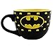 Silver Buffalo KB1324 DC Comics Batman All Over Bat Logo Ceramic Soup Mug, 24 oz, Multicolor