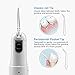 Cordless Water Flosser, Portable Water Pick Teeth Cleaner, Rechargeable Oral Irrigator for Travel and Home, Gift Package (Gray)
