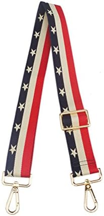 Multicolor Canvas Wide Strap Replacement Purse Strap Replacement Removable Crossbody Strap for Handbags