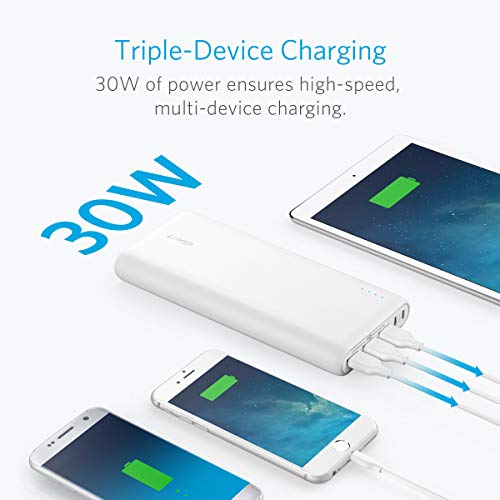 Anker PowerCore 26800 Portable Charger, 26800mAh External Battery with Dual Input Port and