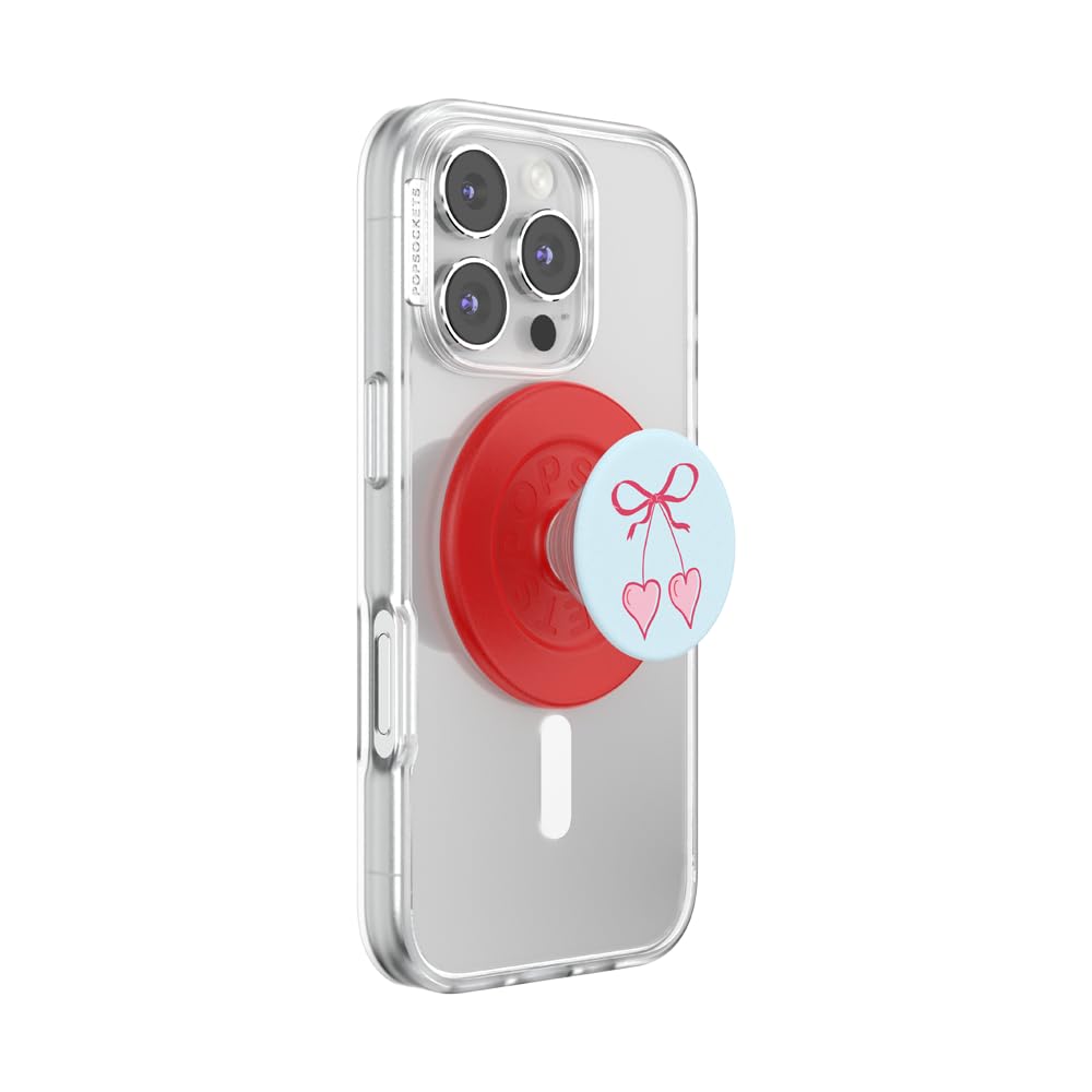 PopSockets Phone Grip for MagSafe, Magnetic Holder, Phone Stand, Heart - Simply Sweet Hearts