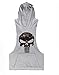 Mens Fashion Sleeveless Hoodie Fitness Tank Top With Kangaroo Pocket