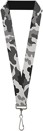 Buckle-Down Lanyard-1.0"-Camo White