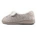 Neeseelily Women Comfort Plush Cozy Home Slippers Animal Non Slip Indoor Shoes (7.5-8B(M)US/39-40 EU, Grey)