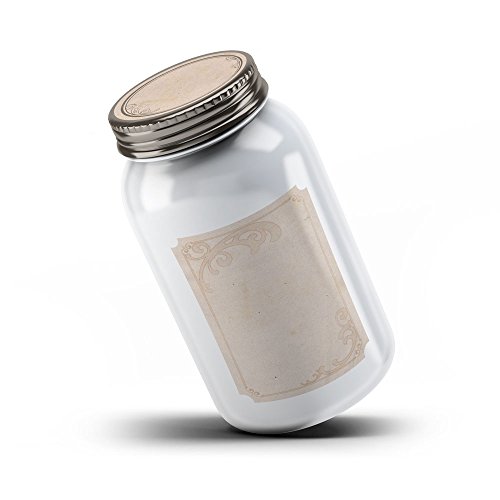 Dashleigh Printable Blank Mason Jar Labels for 40 Jars and Lids