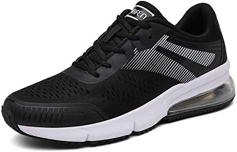 SOLLOMENSI Mens Womens Running Shoes Trainers Lightweight Air Cushion Fitness Shock Absorbing Athletic Walking Gym Sports Jogging Walking Sneakers