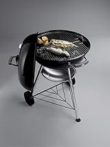 Weber Compact Kettle Charcoal Barbecue 57 cm with Wheels Black/Silver view 11