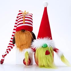 Christmas Gnome Decorations 2-Pack Handmade Swedish