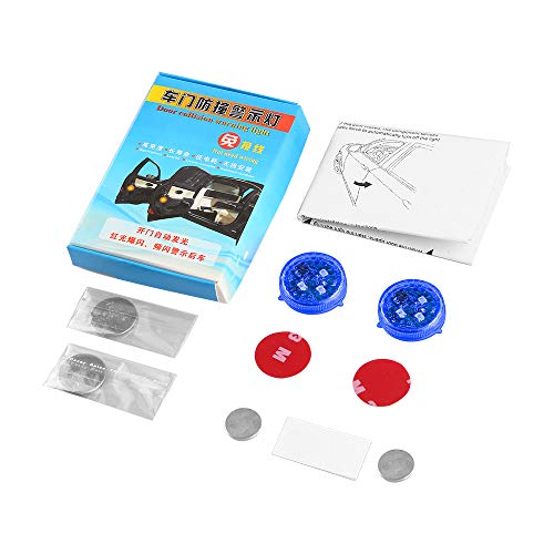 Powstro Car Door Warning Light, Car Alarm LED Light, Simulate Imitation Security System Warning Theft Flash Blinking Lamp - Thumbnail 6