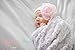 Infanteenie Beenie pink chiffon rose baby girl newborn hospital hat