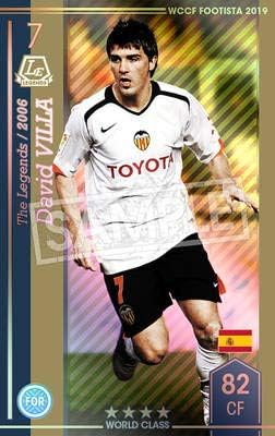 Amazon Wccf Footista F19 1 Le ダビド ビジャ 4 Wc トレカ 通販