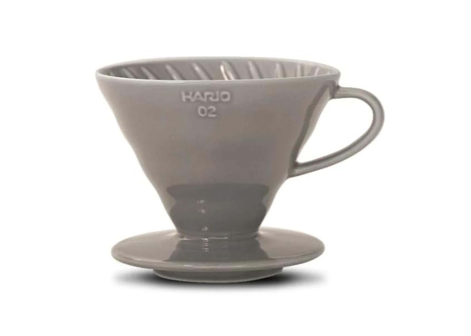 Hario V60 Ceramic Coffee Dripper Grey - Size 02
